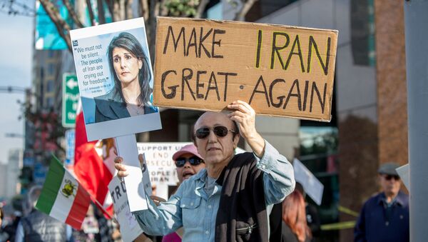 Protestas antigubernamentales en Irán (archivo) - Sputnik Mundo