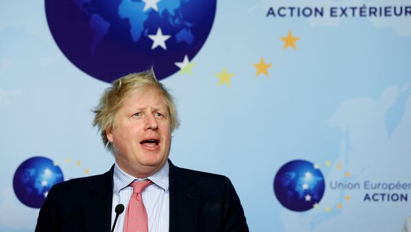 Boris Johnson, ministro de Exteriores del Reino Unido - Sputnik Mundo