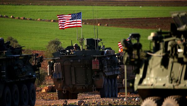 Militares estadounidenses en Manbij, foto de archivo - Sputnik Mundo