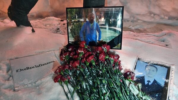 Homenaje al piloto ruso del Su-25 fallecido en Siria - Sputnik Mundo
