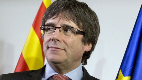 Carles Puigdemont, presidente del Gobierno catalán cesado - Sputnik Mundo