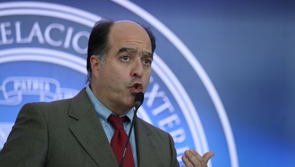 Julio Borges, diputado venezolano, quien encabeza la delegación de la oposición - Sputnik Mundo
