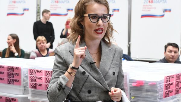 Ksenia Sobchak, periodista y presentadora de televisión, candidata presidencial - Sputnik Mundo