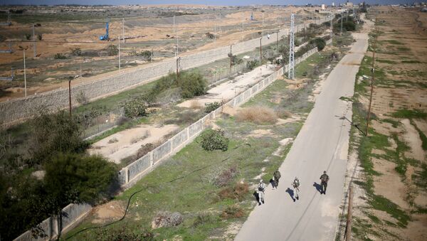 La frontera entre Egipto y la Franja de Gaza - Sputnik Mundo