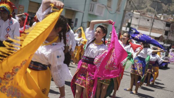 Carnaval en Guaranda, Ecuador - Sputnik Mundo