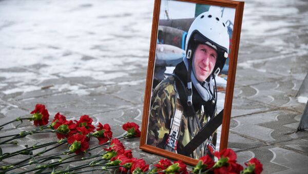 Román Filípov, piloto ruso fallecido en Siria - Sputnik Mundo