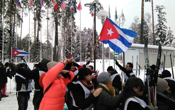 Equipo cubano de esquí - Sputnik Mundo
