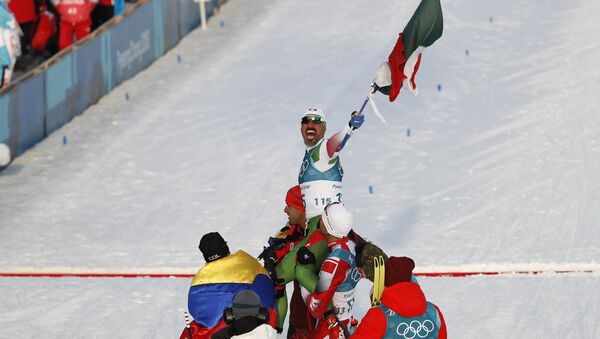 Germán Madrazo, esquiador mexicano - Sputnik Mundo