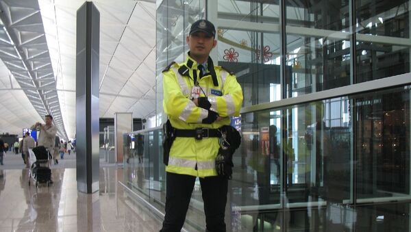 Seguridad del aeropuerto de Hong kong - Sputnik Mundo