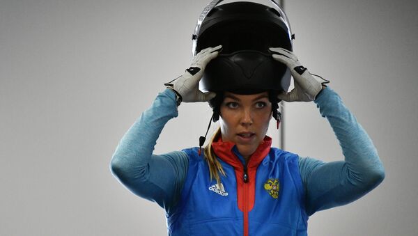 La atleta rusa de bobsleigh Nadezhda Sergeeva - Sputnik Mundo