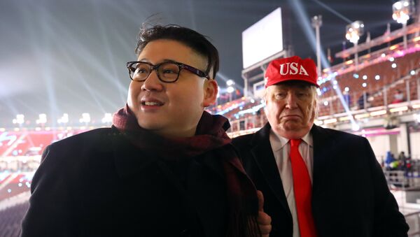 'Kim Jong-un' y 'Donald Trump': - Sputnik Mundo