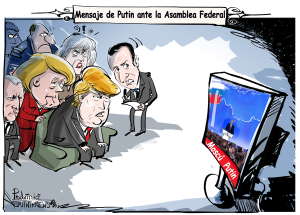 El mensaje anual de Putin ante la Asamblea Federal El mensaje anual de Putin ante la Asamblea Federal - Sputnik Mundo