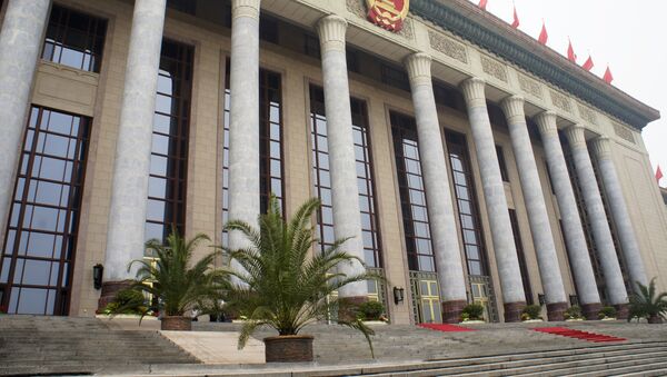 Gran Salón del Pueblo, lugar de celebración de las sesiones de la Asamblea Popular Nacional de China - Sputnik Mundo