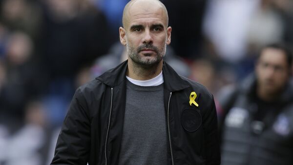Pep Guardiola, entrenador catalán del Manchester City - Sputnik Mundo