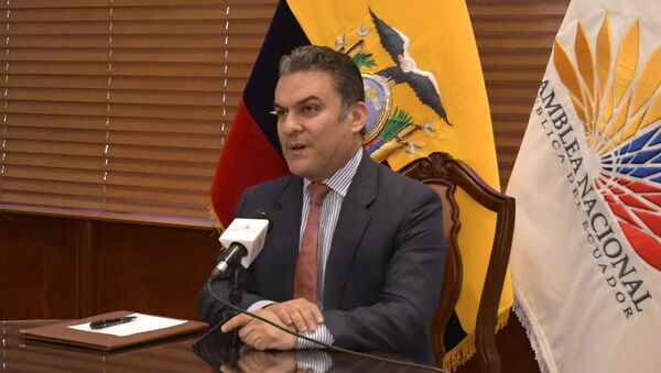 José Serrano, presidente del Parlamento de Ecuador - Sputnik Mundo