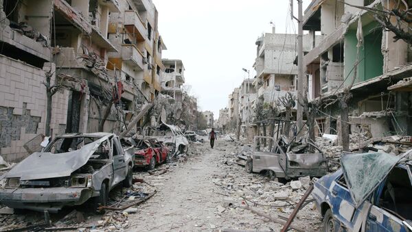 Situación en Guta Oriental, Damasco, Siria - Sputnik Mundo