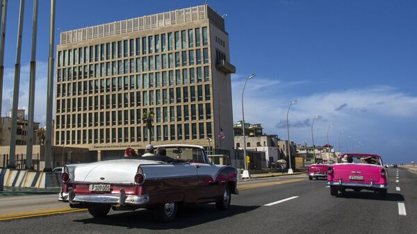 La embajada de Estados Unidos en La Habana, Cuba - Sputnik Mundo