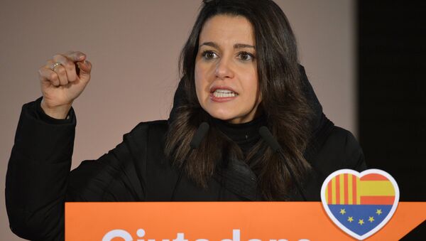 Inés Arrimadas, la líder de la oposición en el Parlamento catalán del partido Ciudadanos (archivo) - Sputnik Mundo
