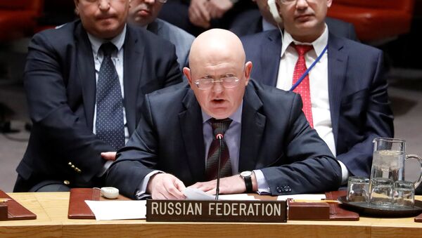 Vasili Nebenzia, el Representante Permanente de Rusia ante la ONU - Sputnik Mundo
