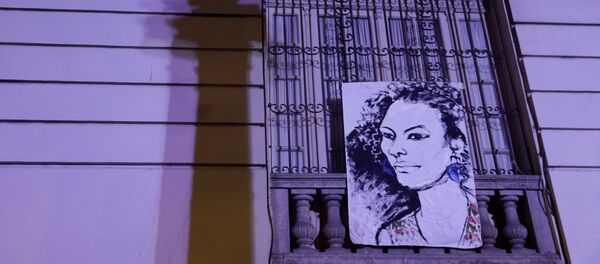 Un retrato de Marielle Franco, la consejal brasileña asesinada (archivo) Un retrato de Marielle Franco, la consejal brasileña asesinada (archivo) - Sputnik Mundo