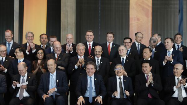 Ministros de finanzas y presidentes de Bancos Centrales reunidos en Cumbre del G-20 en Argentina - Sputnik Mundo