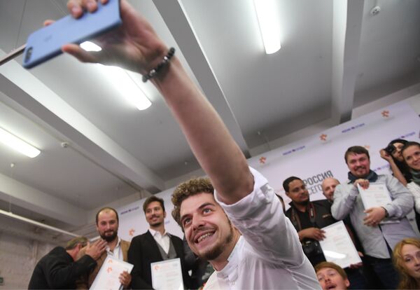 Los participantes del Concurso Internacional de Fotoperiodismo Andréi Stenin Los participantes del Concurso Internacional de Fotoperiodismo Andréi Stenin - Sputnik Mundo