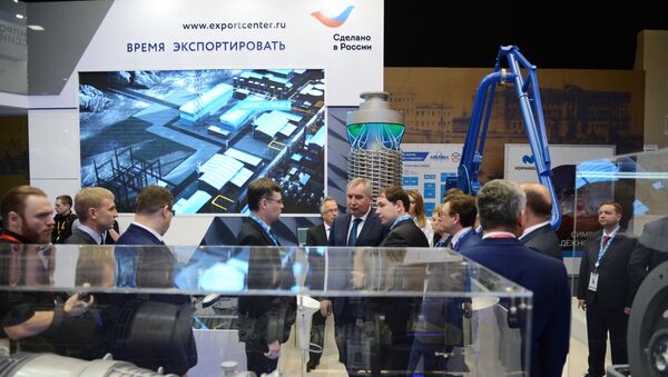 El mostrador del Centro Ruso de Exportaciones (CRE) - Sputnik Mundo