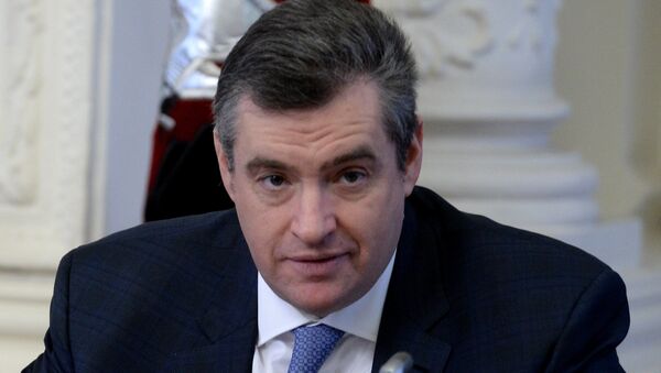 Leonid Slutski, diputado de la Duma de Estado de Rusia y presidente del comité parlamentario de Asuntos Exteriores - Sputnik Mundo