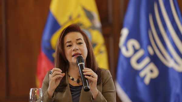 María Fernanda Espinosa, canciller de Ecuador - Sputnik Mundo