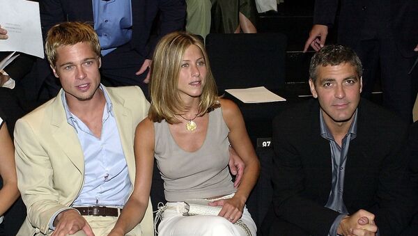 Brad Pitt y Jennifer Aniston, foto de archivo - Sputnik Mundo