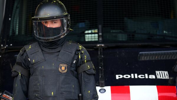 La policía catalana, Mossos d'Esquadra - Sputnik Mundo