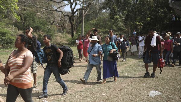 Migrantes de América Central en Oaxaca, México (archivo) - Sputnik Mundo