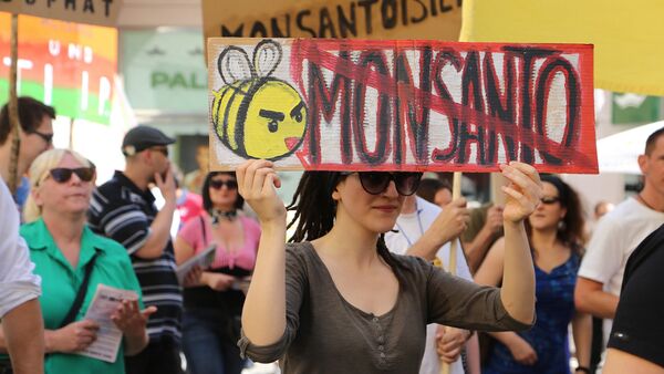 Una protesta contra Monsanto - Sputnik Mundo