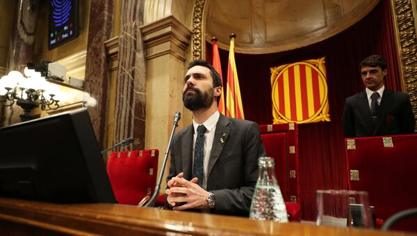 Roger Torrent, presidente del Parlamento de Cataluña - Sputnik Mundo
