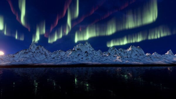 Aurora boreal, foto de archivo - Sputnik Mundo