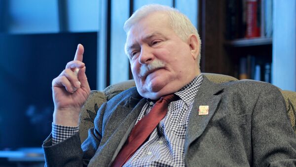 Lech Walesa, expresidente polaco (archivo) - Sputnik Mundo