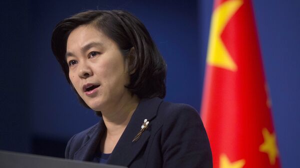 Hua Chunying, portavoz del Ministerio chino de Asuntos Exteriores   - Sputnik Mundo
