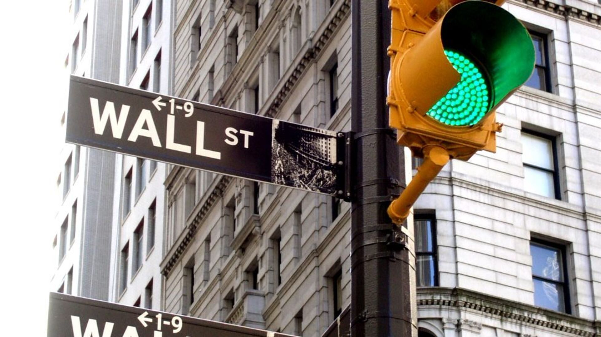 Wall Street, el corazón histórico del distrito financiero de Nueva York - Sputnik Mundo, 1920, 13.04.2021
