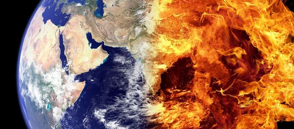 La Tierra en llamas (imagen referencial) La Tierra en llamas (imagen referencial) - Sputnik Mundo