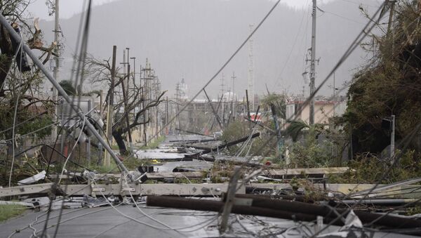 Las consecuencias del huracán María en Puerto Rico (archivo) - Sputnik Mundo