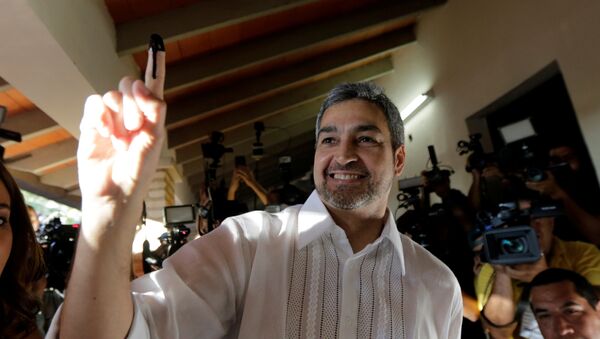 Mario Abdo Benitez, candidato a la presidencia de Paraguay - Sputnik Mundo