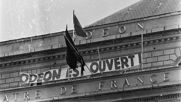 El teatro Odéon, ocupado por estudiantes y artistas en mayo de 1968 - Sputnik Mundo