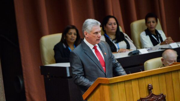 Miguel Díaz-Canel, presidente de Cuba - Sputnik Mundo