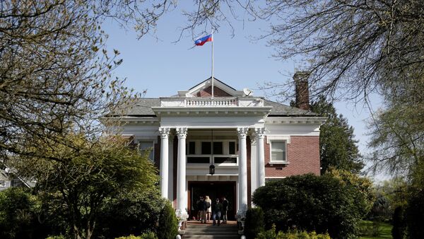 El Consulado General de Rusia en la ciudad estadounidense de Seattle - Sputnik Mundo