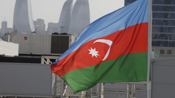 Bandera de Azerbaiyán - Sputnik Mundo