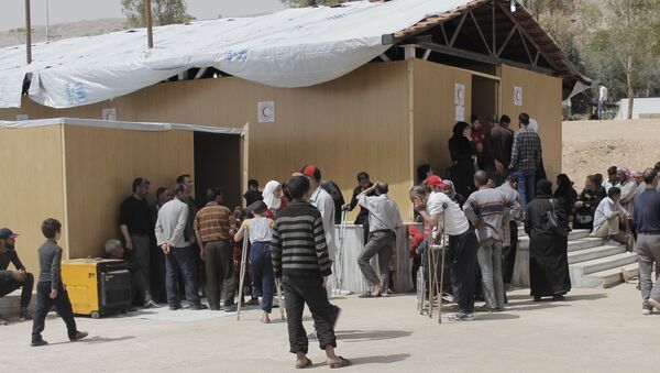 Un campamento para refugiados sirios - Sputnik Mundo