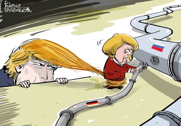 ¡No des luz verde al Nord Stream 2! Trump intenta atraer a Merkel a la posición de EEUU ¡No des luz verde al Nord Stream 2! Trump intenta atraer a Merkel a la posición de EEUU - Sputnik Mundo