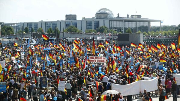 Protestas en Berlín - Sputnik Mundo