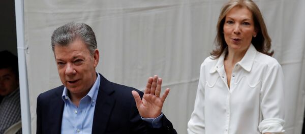 Juan Manuel Santos, presidente de Colombia Juan Manuel Santos, presidente de Colombia - Sputnik Mundo