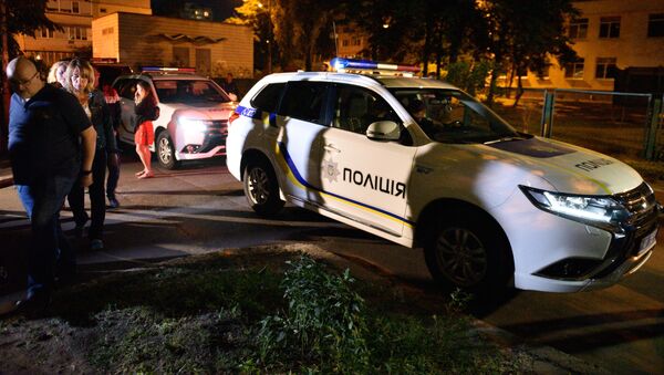 Policía ucraniana cerca del lugar del asesinato del periodista ruso Arkadi Bábchenko - Sputnik Mundo